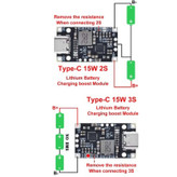 ماژول شارژ باتری لیتیومی 2 سلول و 3 سلول مدل 2S-3S-IP2326-USBC